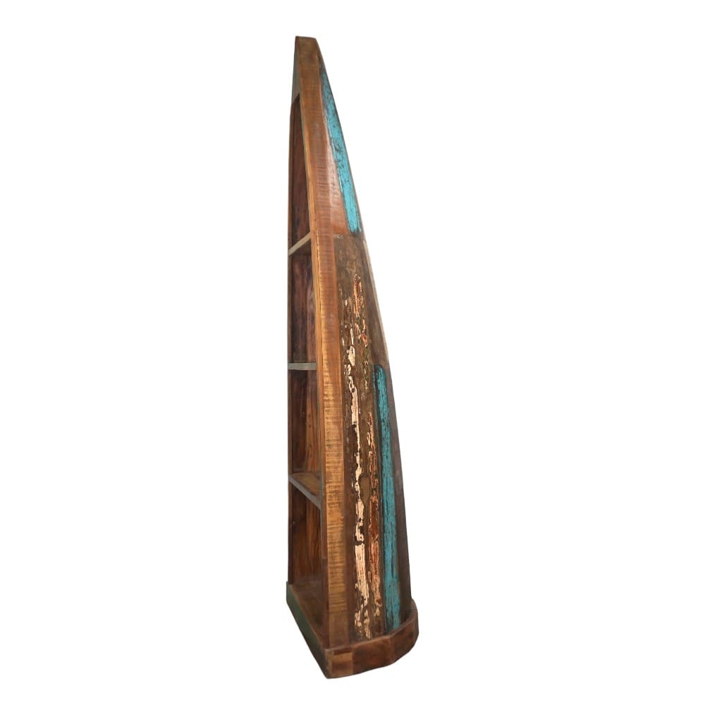 Boat Bookcase Hand-crafted Reclaimed Wood image 3