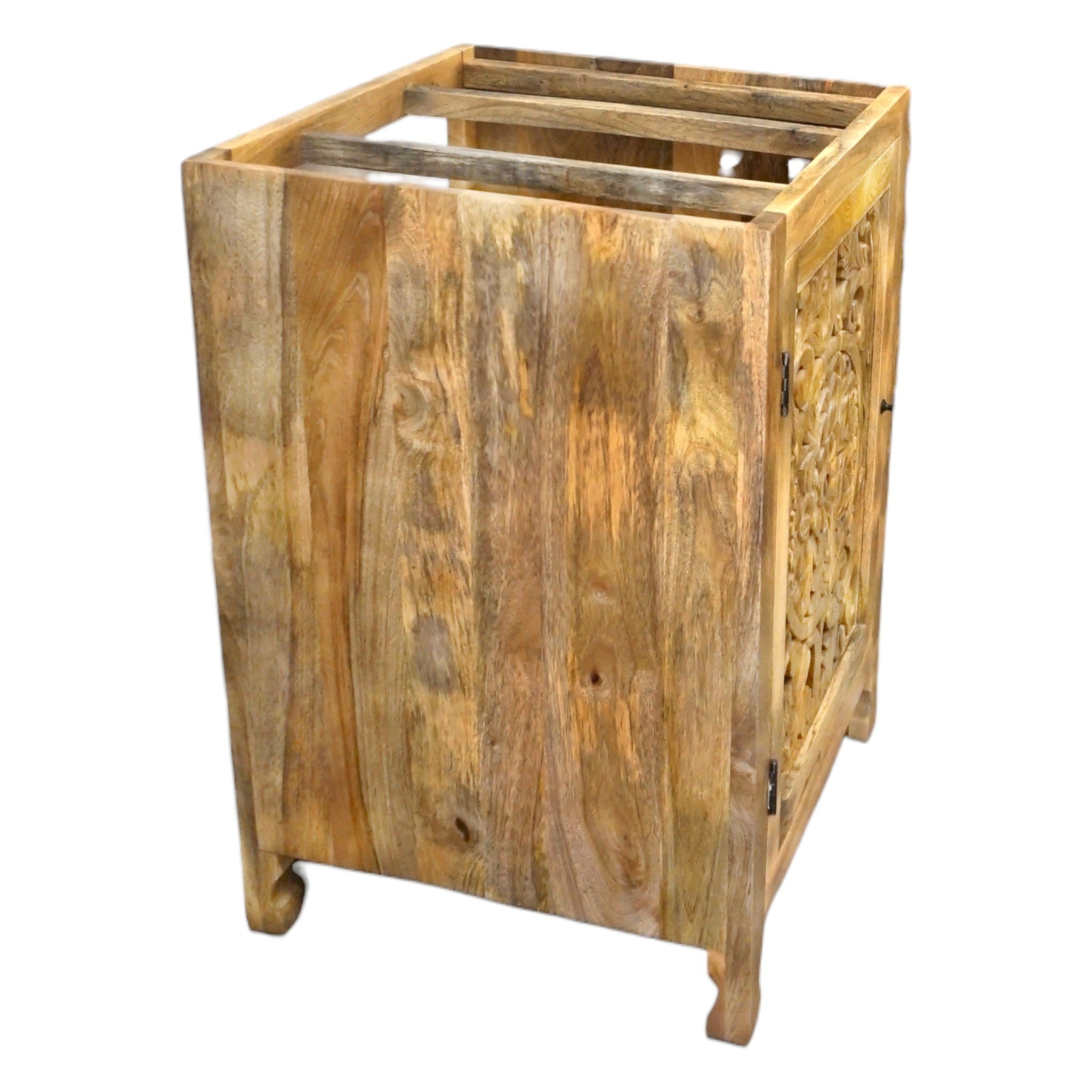 Hand-carved 24″ Vanity Stunning Natural Wood
