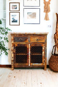 Reclaimed Wood Buffet Cabinet Rustic Beauty image 0