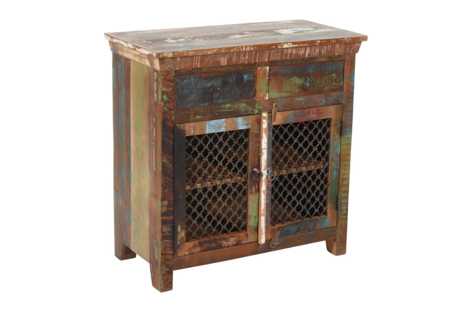 Reclaimed Wood Buffet Cabinet Rustic Beauty image 3