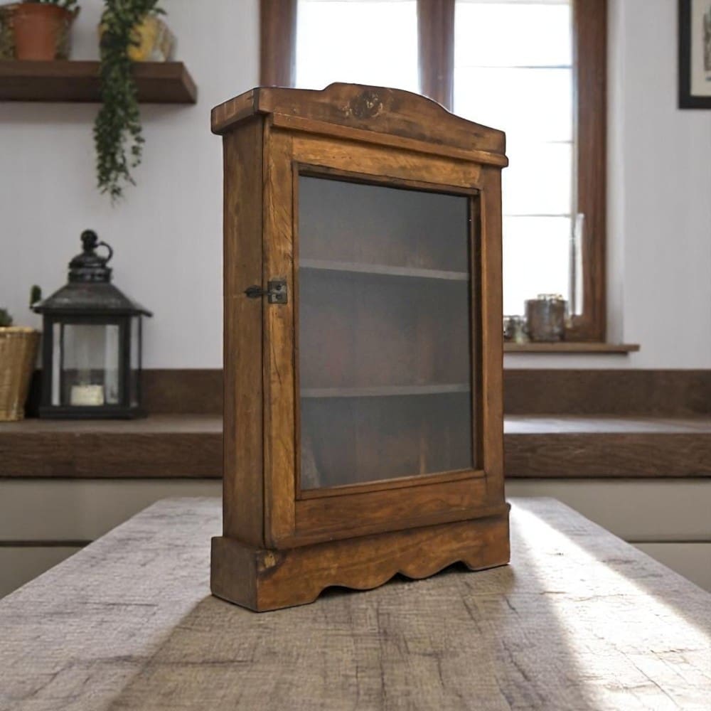 Farmhouse Cupboard Vintage Accent image 1