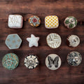 Hand-Painted Ceramic Drawer Handles image 0