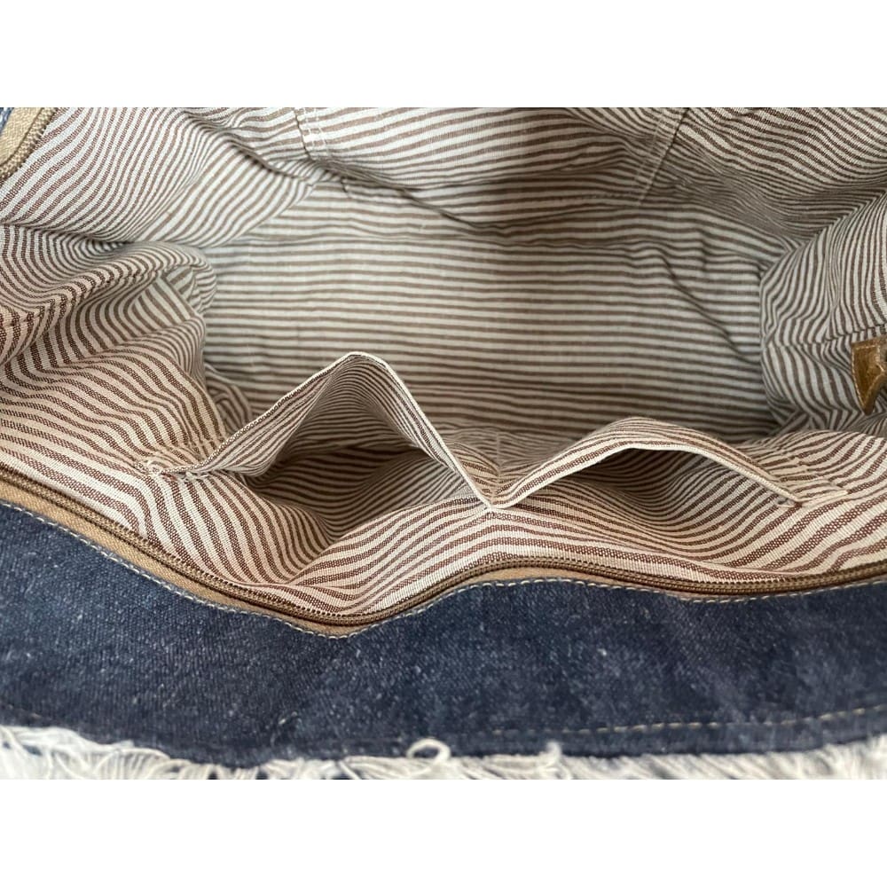 Cotton Canvas Soft Denim Tote Bag image 7
