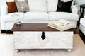 White Trunk Hand-carved Unique Storage Solution image 0