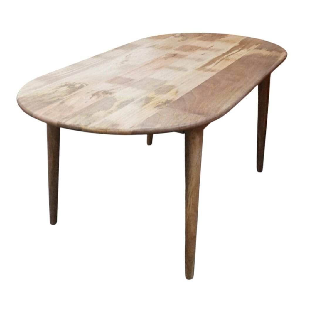 Natural Wood Dining Table image 2