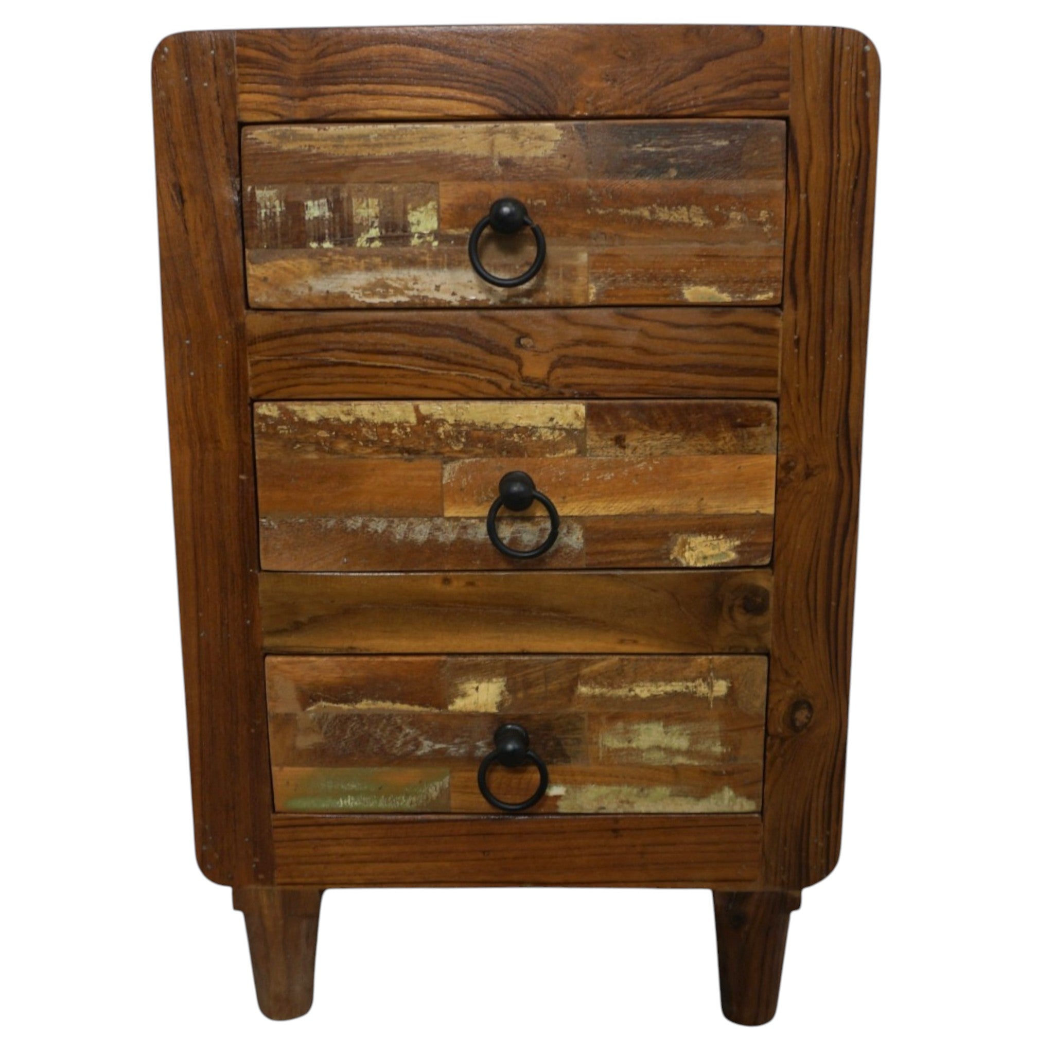 Handcrafted Reclaimed Wood Nightstands | Matched Pair | Rustic & Sustainable Bedside Tables
