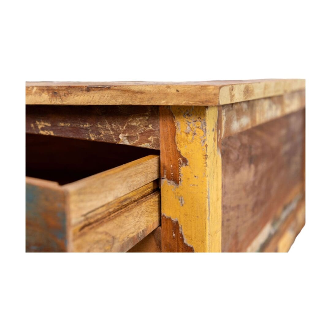 Reclaimed Wood Coffee Table with Hidden Trunk image 7