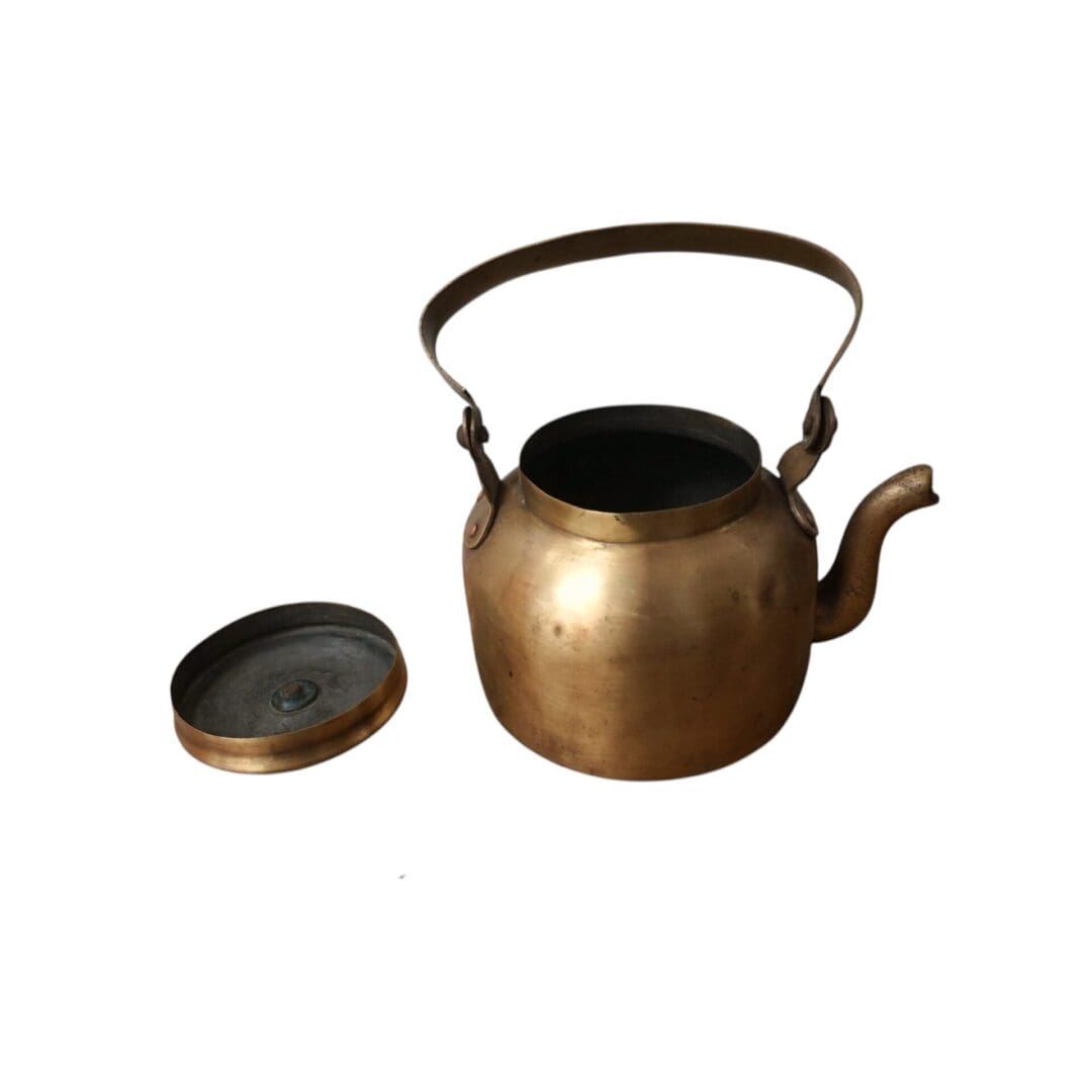 Vintage Brass/Copper Kettle image 1