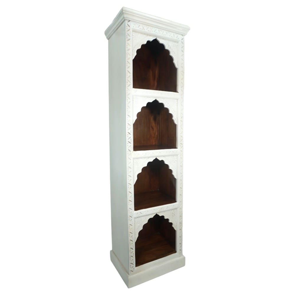 Solid Wood Bookcase Narrow Display Bookshelf image 6