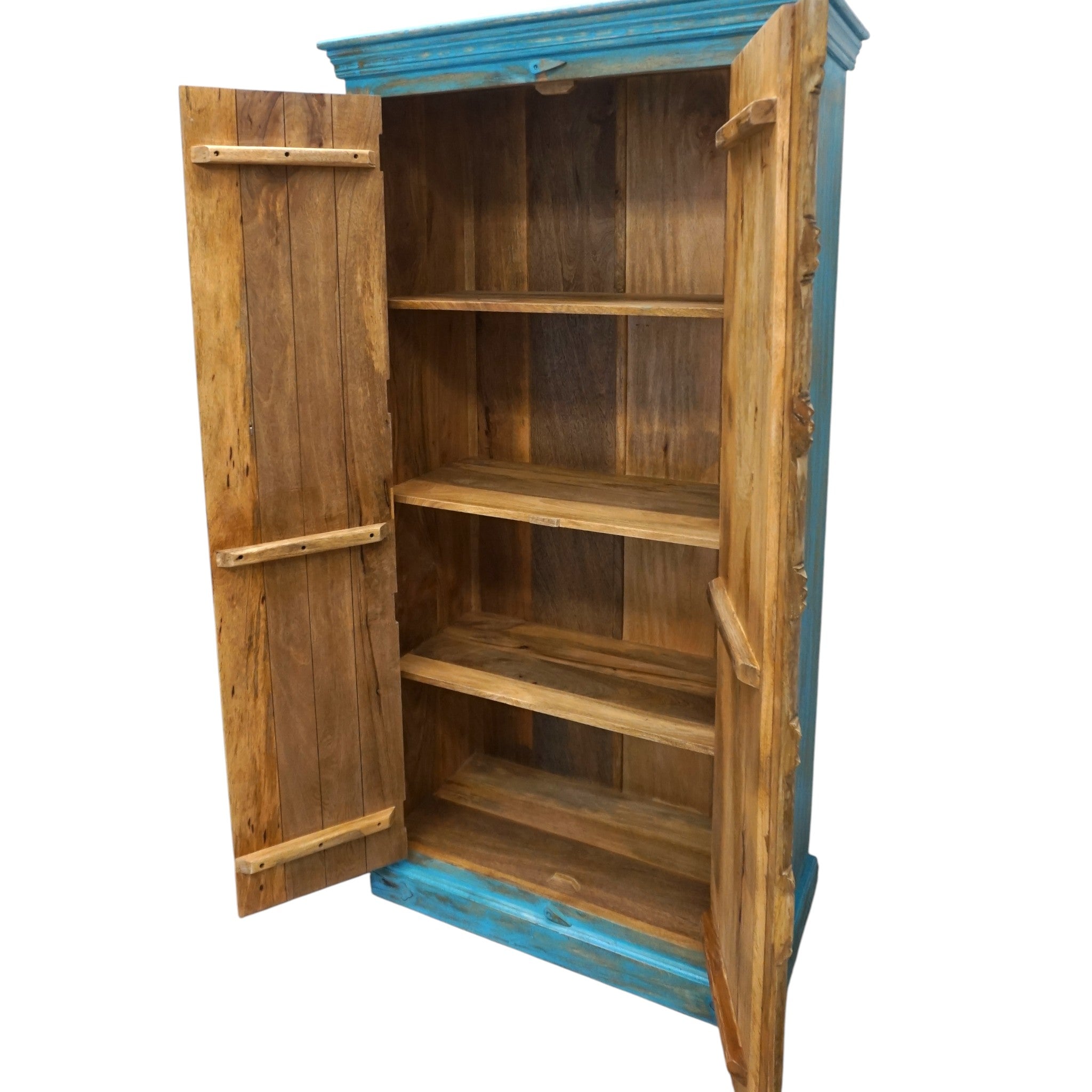 Hand-crafted Solid Wood Armoire