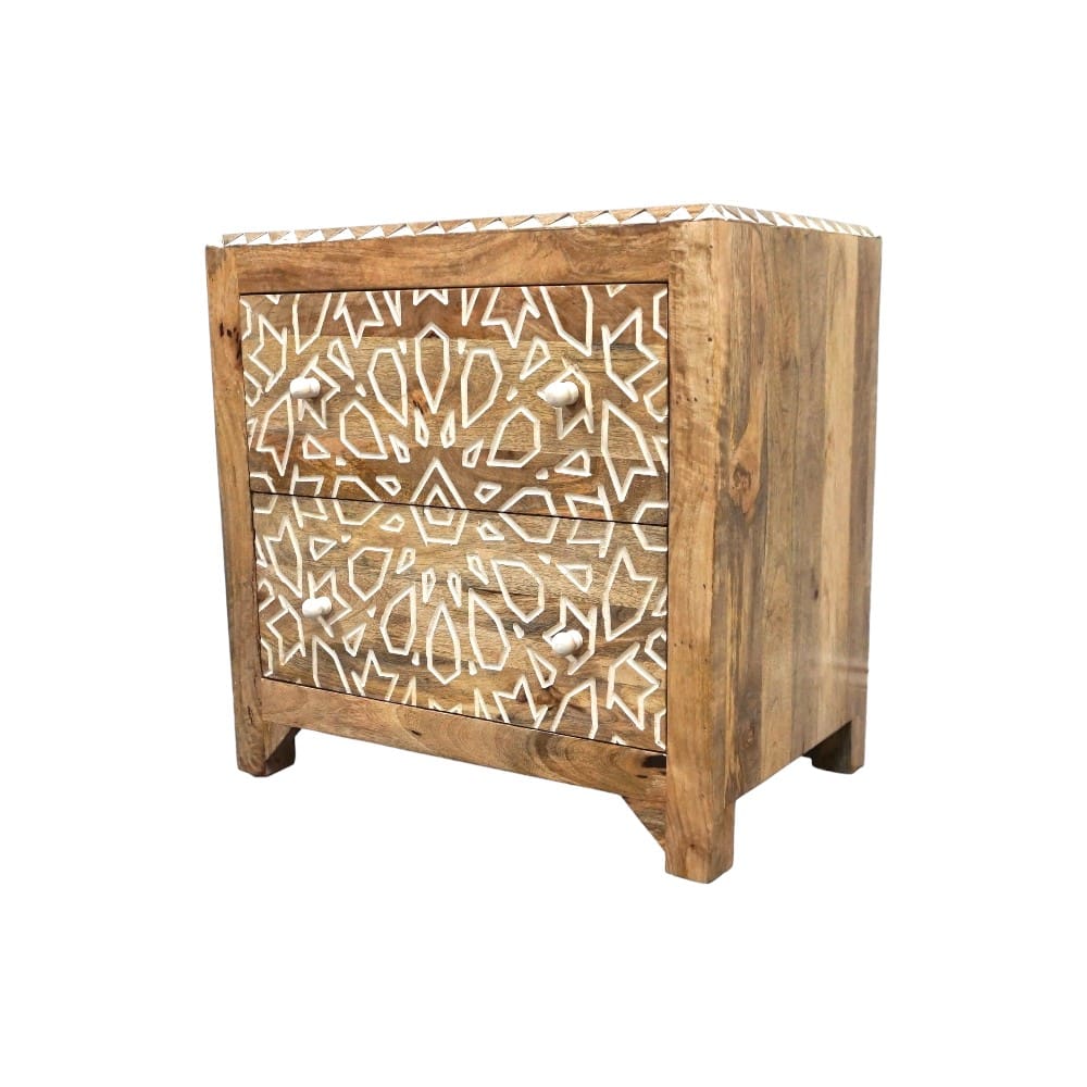 Geometric Nightstand Hand-crafted image 6