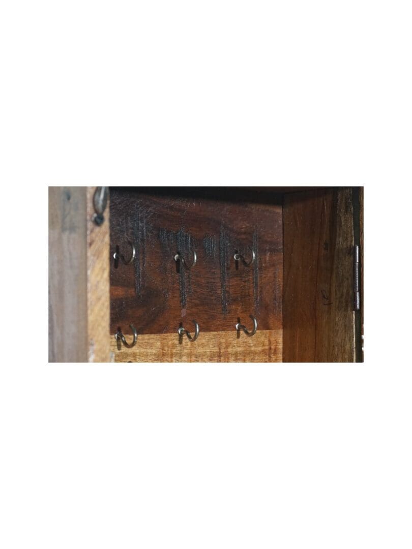 Farmhouse Style Key Cupboard Reclaimed Wood image 8