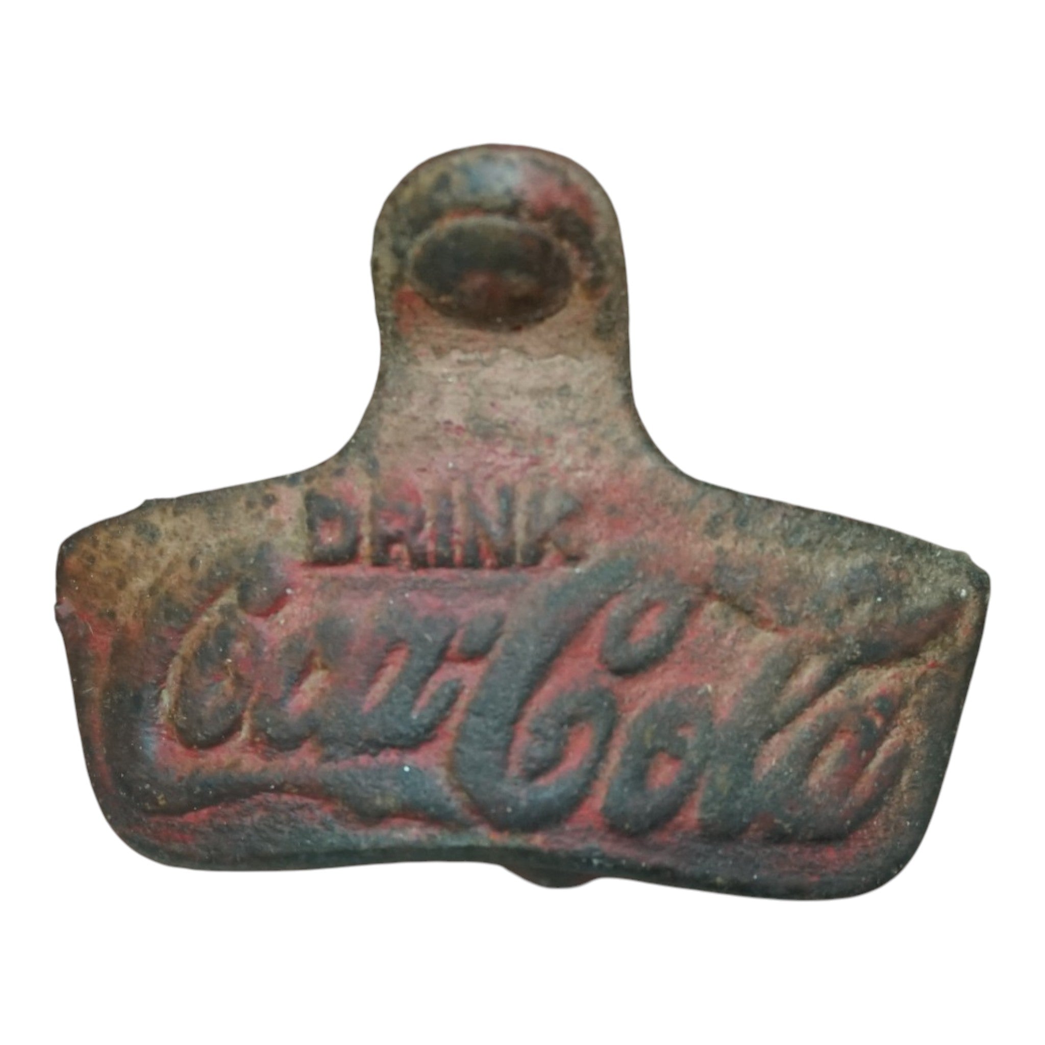 Vintage Coca-Cola Metal Cooler | Original Bottle Opener & Patina Finish