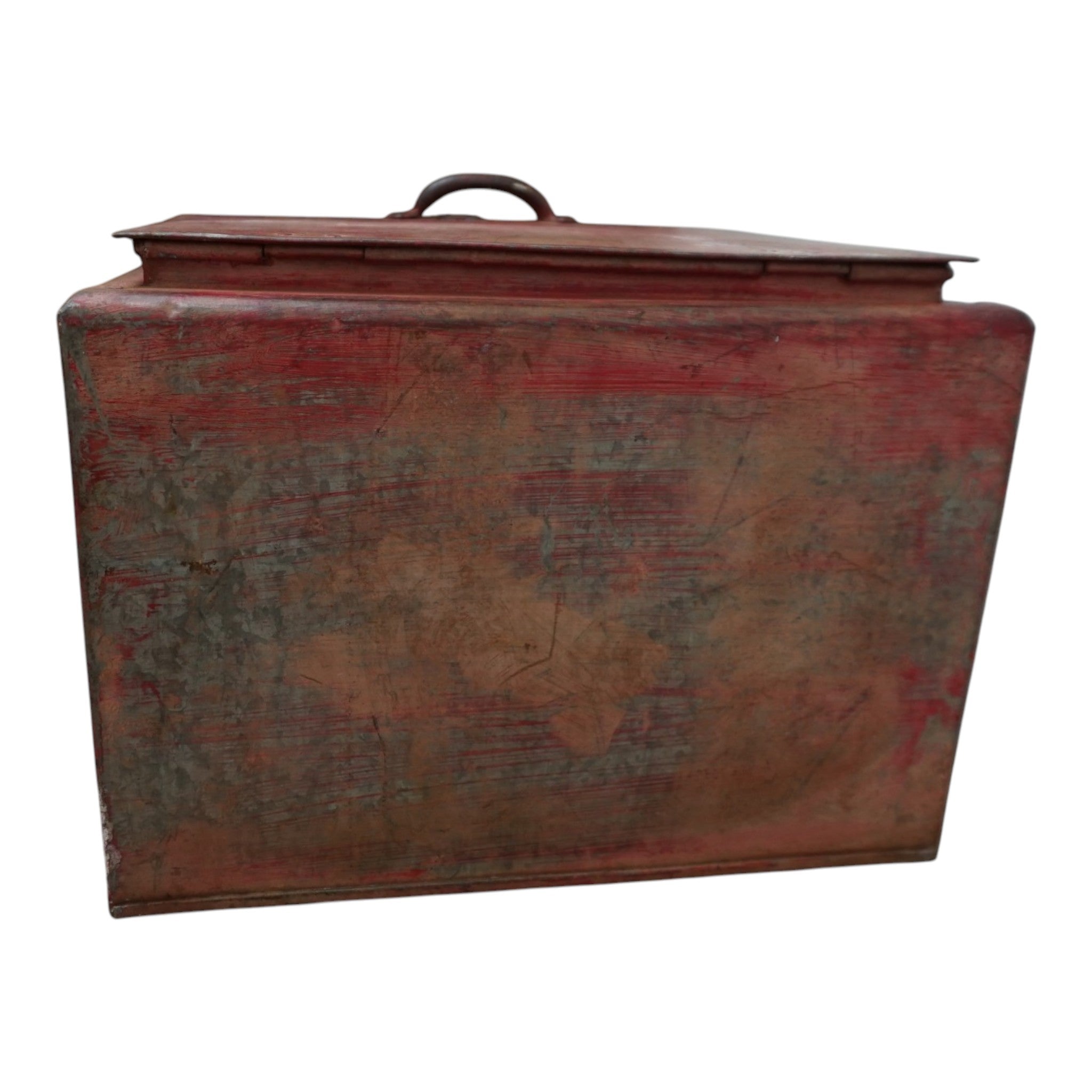 Vintage Coca-Cola Metal Cooler | Original Bottle Opener & Patina Finish