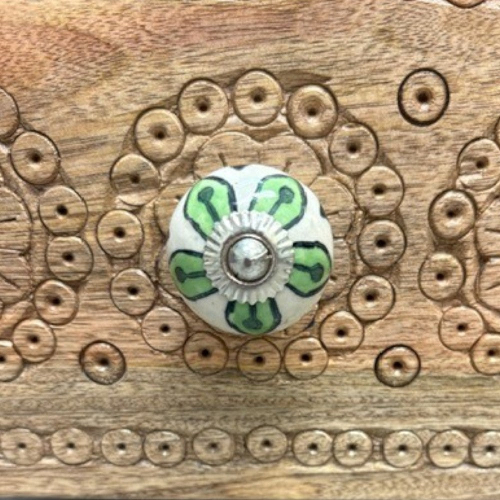 Hand-Painted Ceramic Drawer Handles | Unique Boho & Vintage Styles