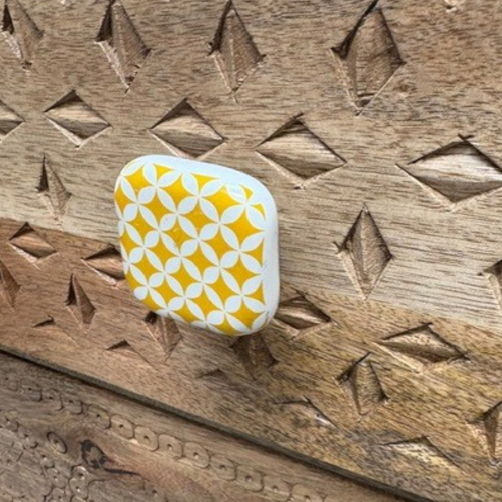 Hand-Painted Ceramic Drawer Handles | Unique Boho & Vintage Styles