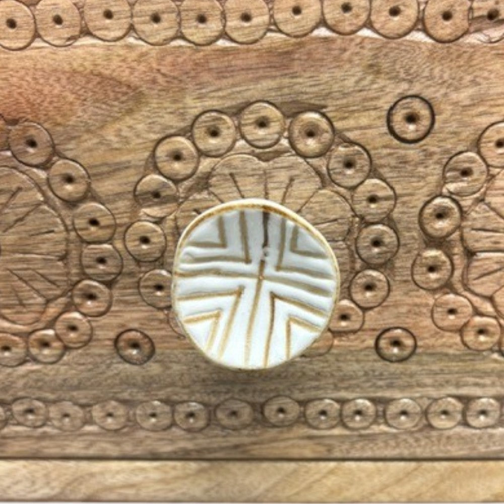 Hand-Painted Ceramic Drawer Handles | Unique Boho & Vintage Styles