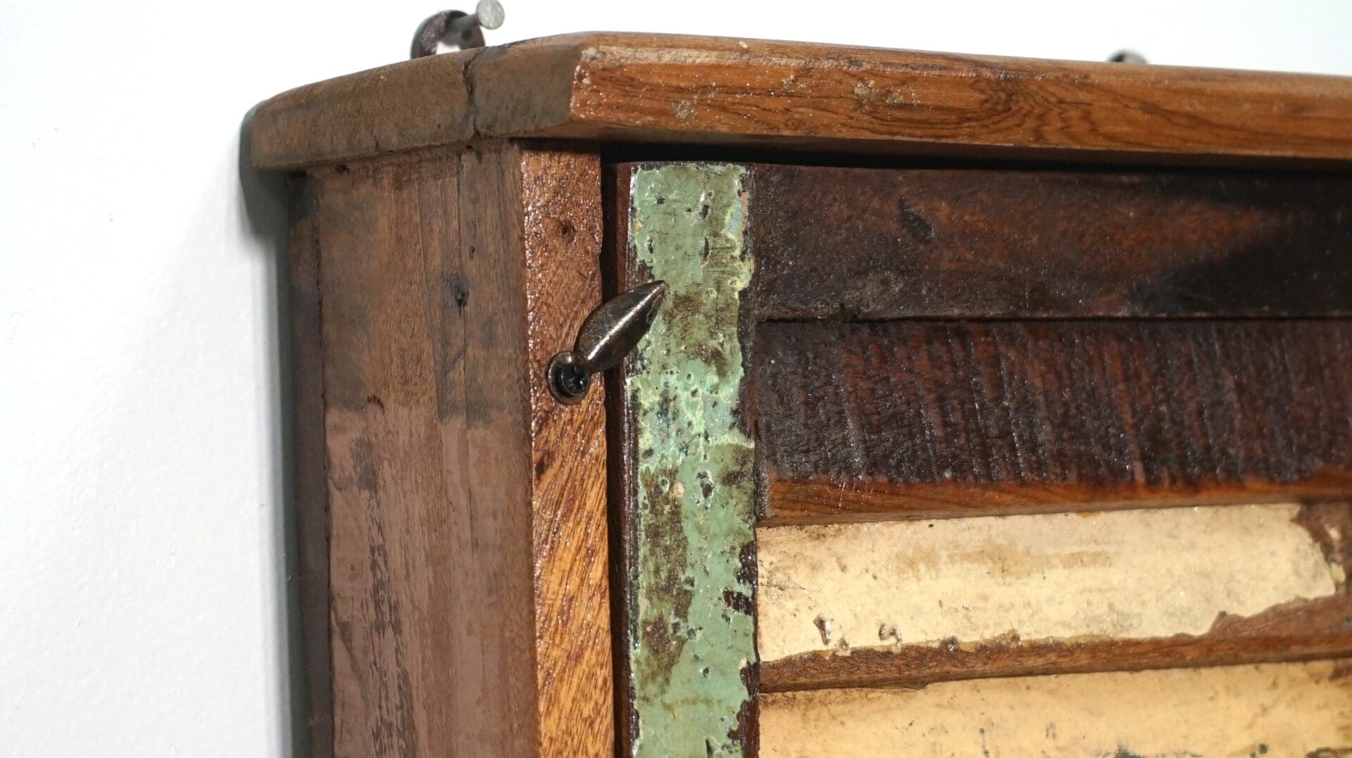 Farmhouse Style Key Cupboard Reclaimed Wood image 5