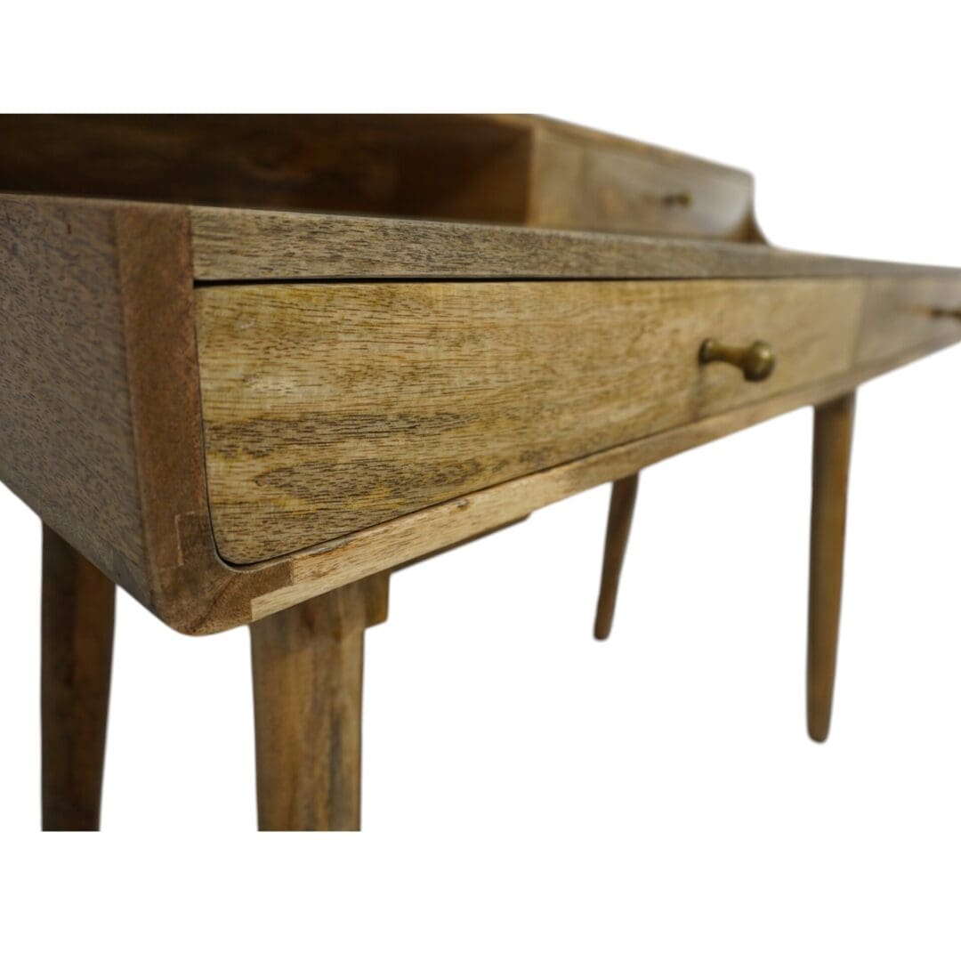 Rustic Hand-crafted Solid Wood Desk or Bedroom Vanity image 7
