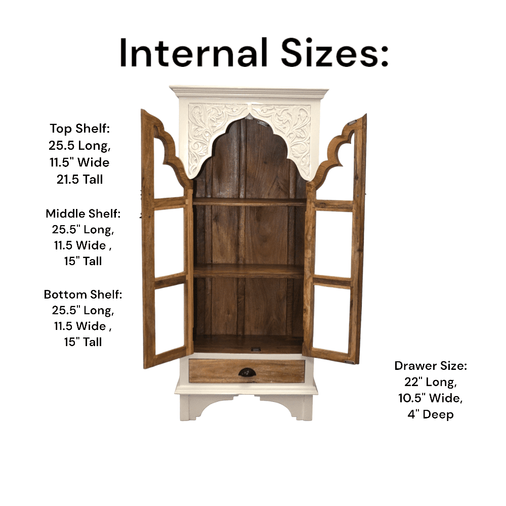 Hand-crafted Arched Display Cabinet image 9