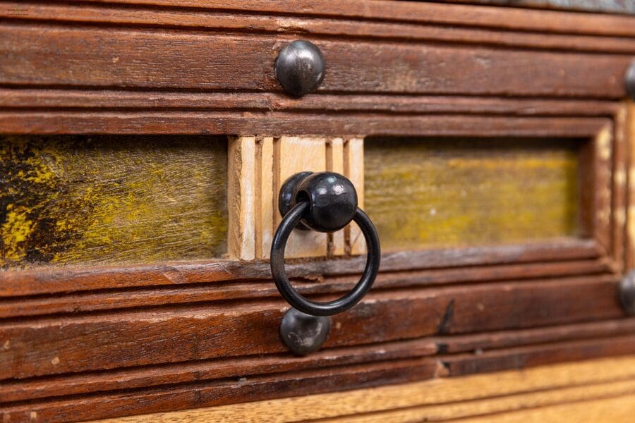 Rustic Reclaimed Wood Bedside Table image 4