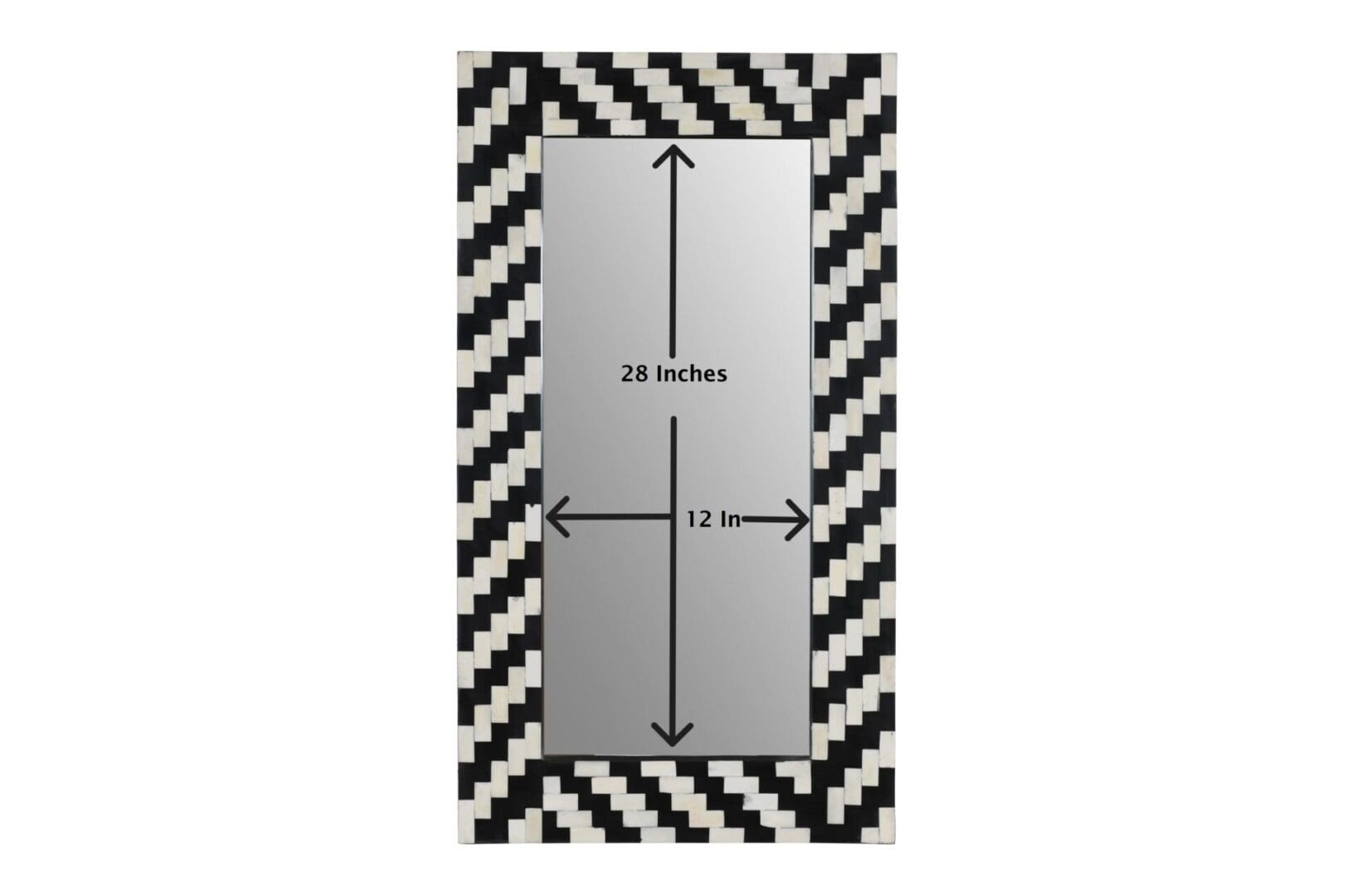 Black and White Accent Mirror image 3