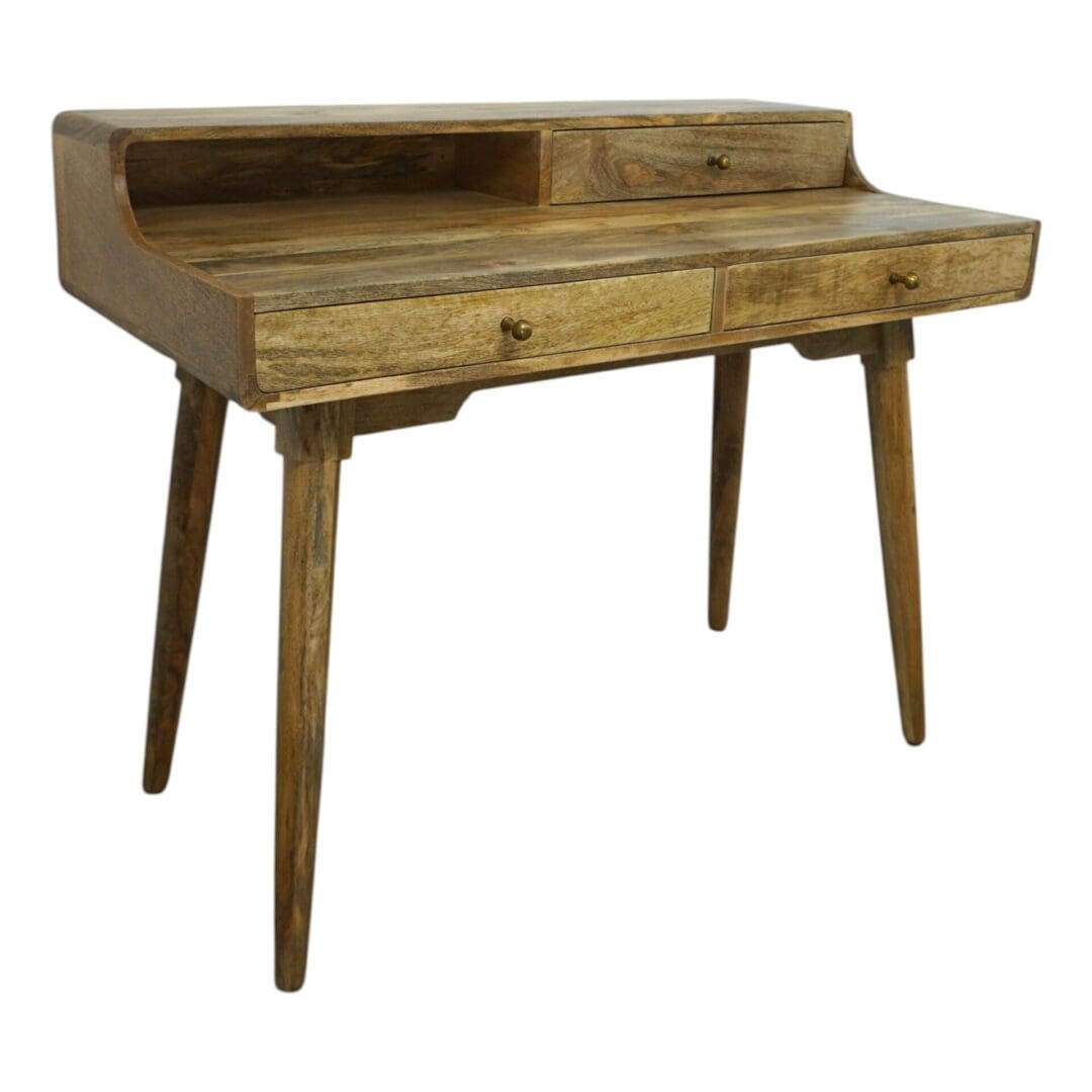 Rustic Hand-crafted Solid Wood Desk or Bedroom Vanity image 4