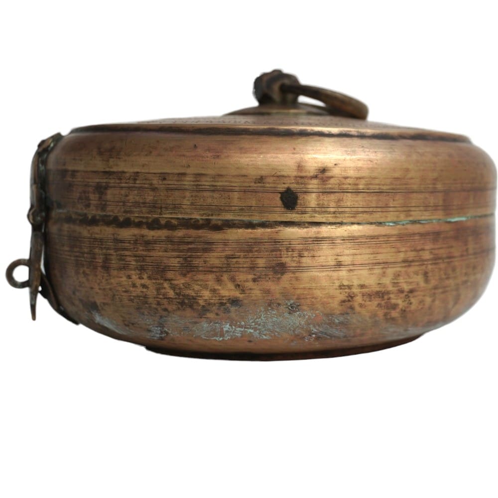 Vintage Brass Katordan Chapati Warmer Box image 2