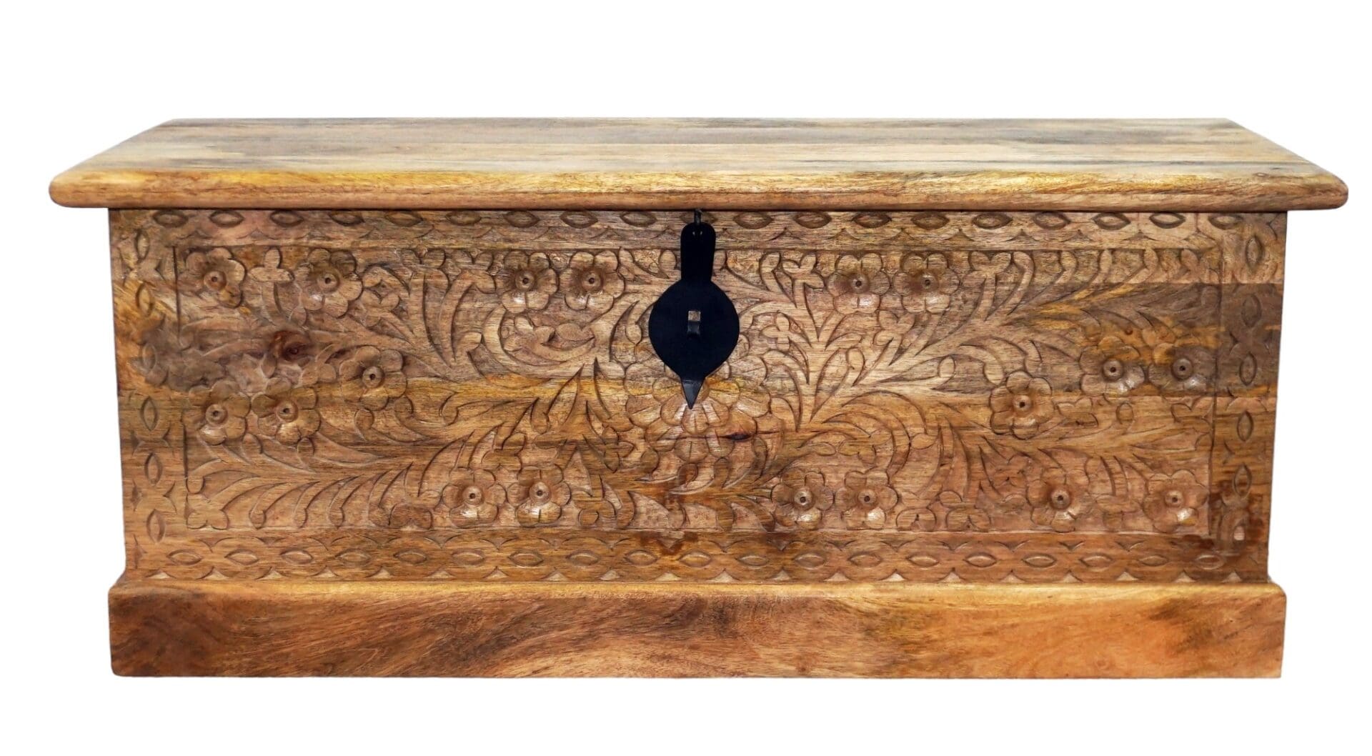 Natural Wood Trunk Hand-Carved Beauty image 1