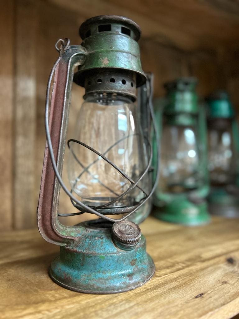 Vintage Hurricane Lantern 3 Colors image 0