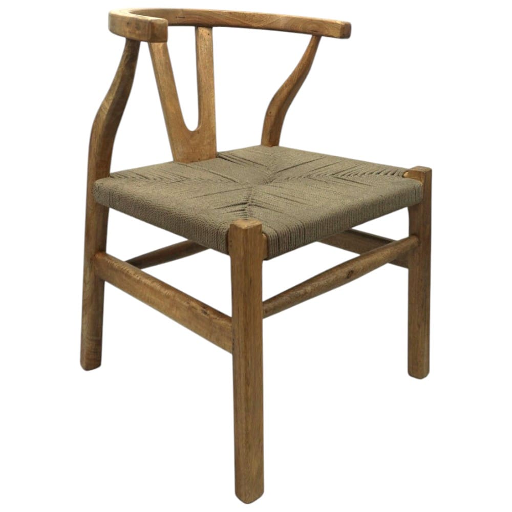 Wishbone Chair Hand-crafted Natural Solid Wood image 4