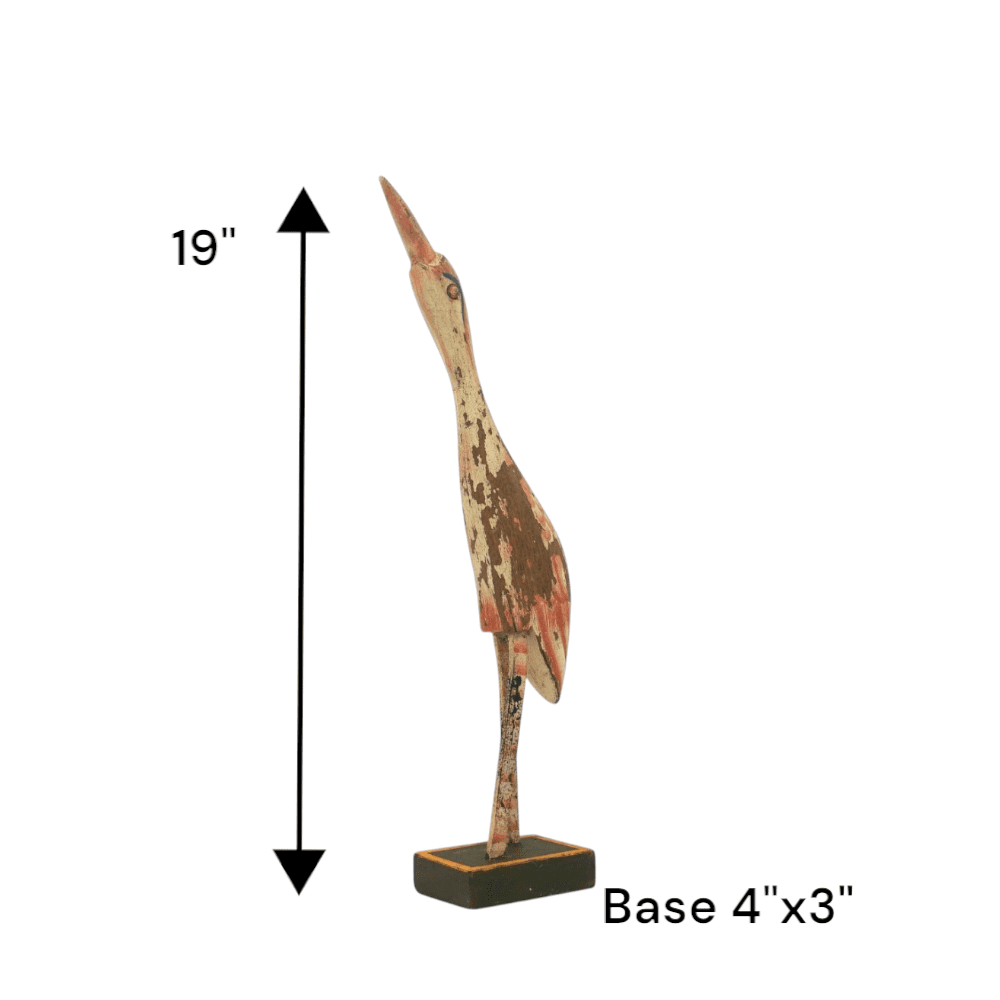 Reclaimed Wood Bird Hand-carved Decor Accent image 15
