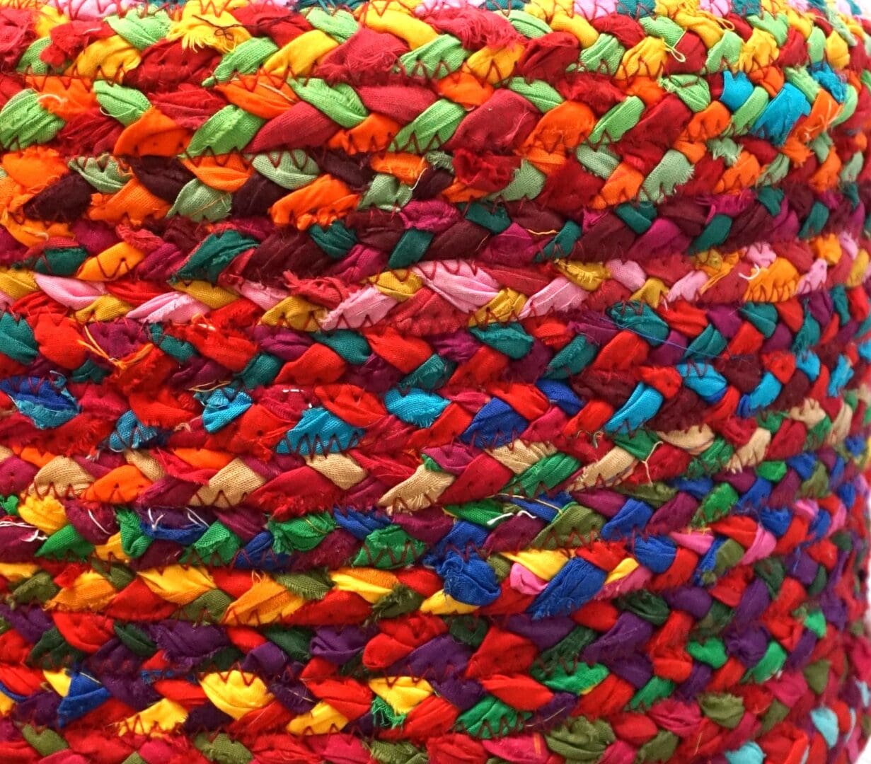 Hand-crafted Jute Stool Multiple Color Options image 14