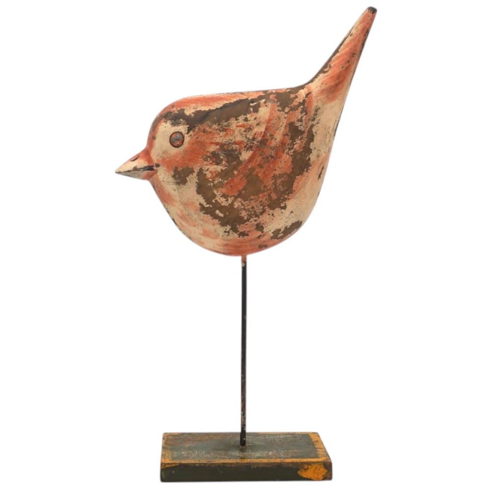 Reclaimed Wood Bird Hand-carved Decor Accent image 3