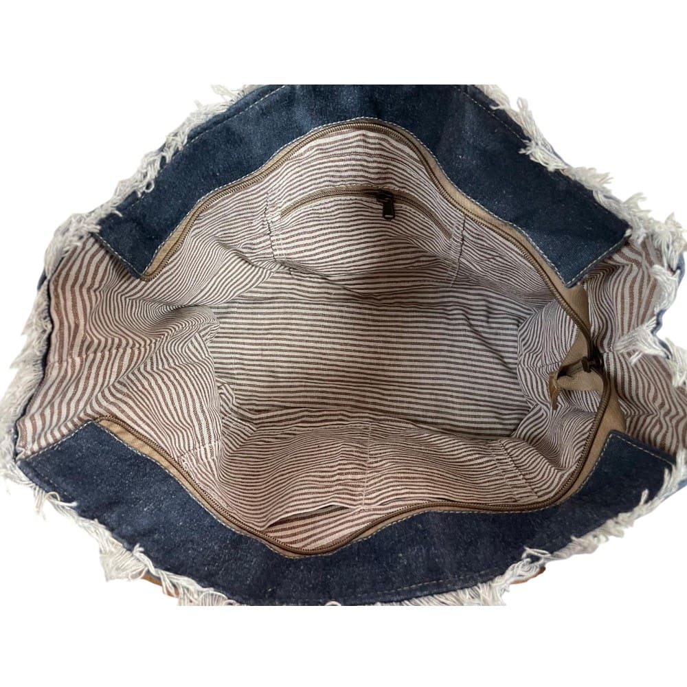 Cotton Canvas Soft Denim Tote Bag image 5
