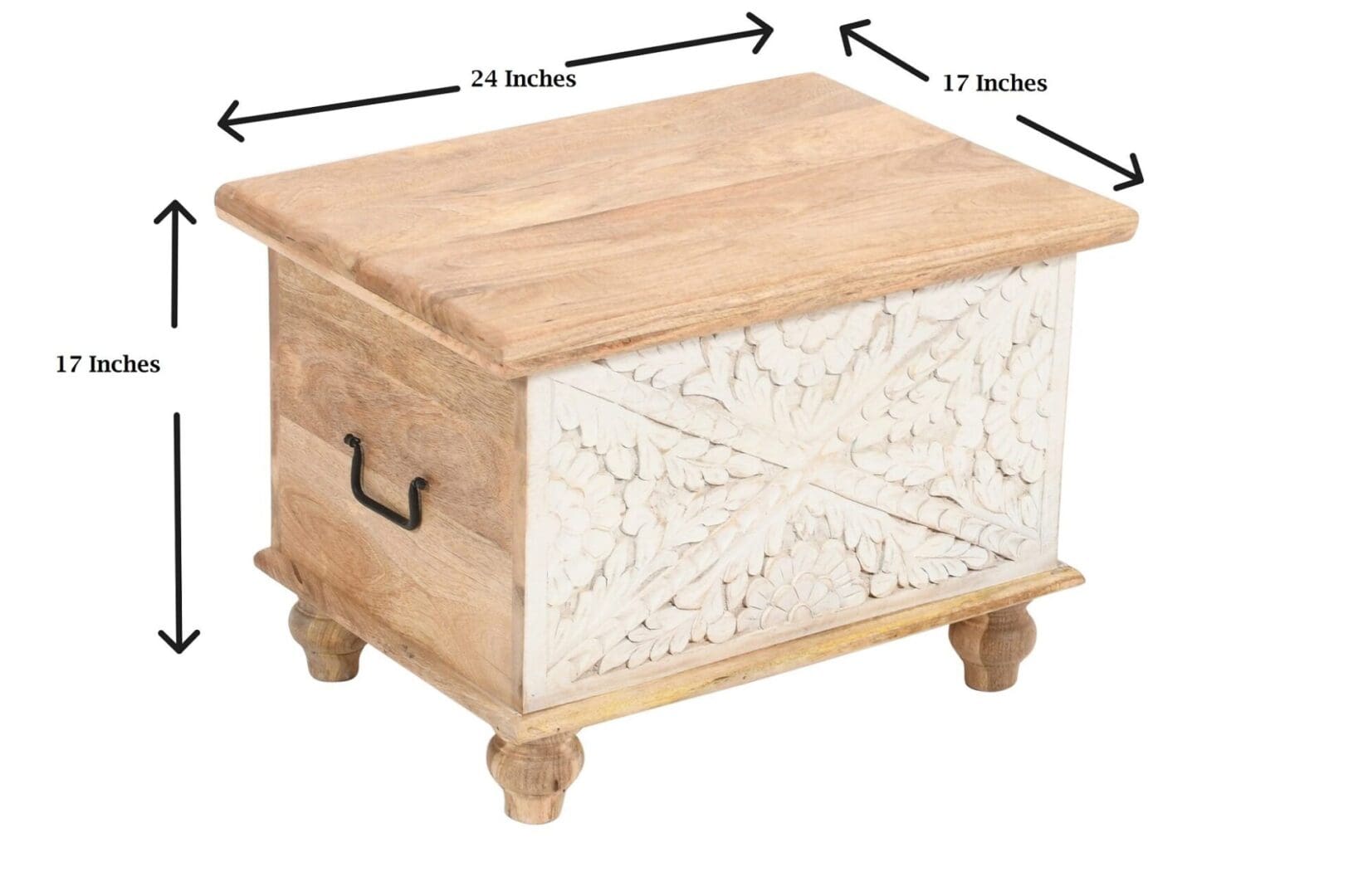 Artisan Wood Trunk Perfect for Smaller Spaces image 10