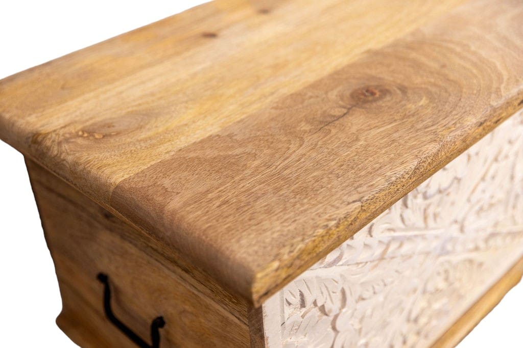 Artisan Wood Trunk Perfect for Smaller Spaces image 9