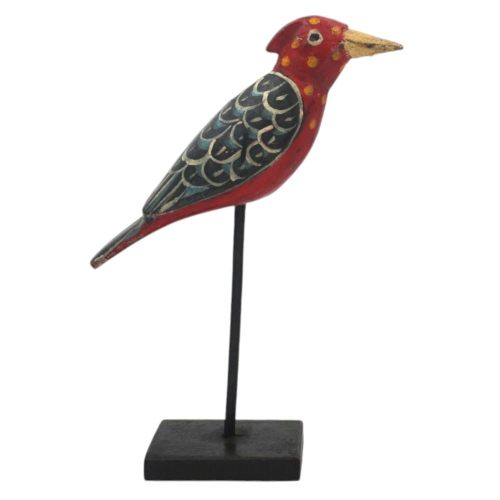 Reclaimed Wood Bird Hand-carved Decor Accent image 7