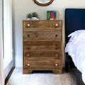 Unique Tall Dresser with 5 Deep Drawers image 0