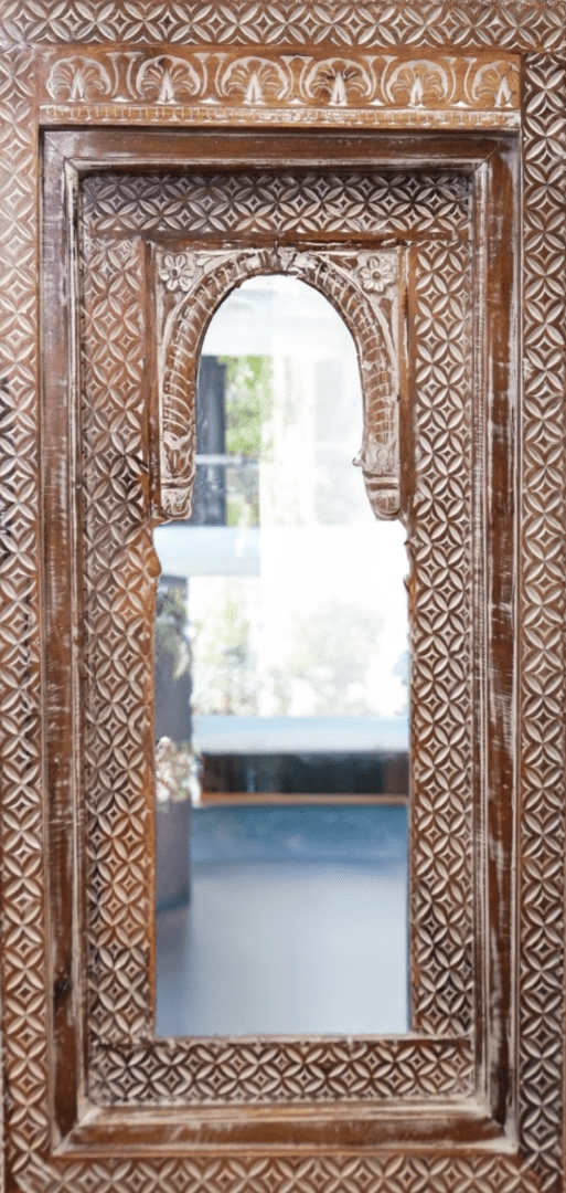 Unique Temple Style Mirror Handmade Perfection image 2