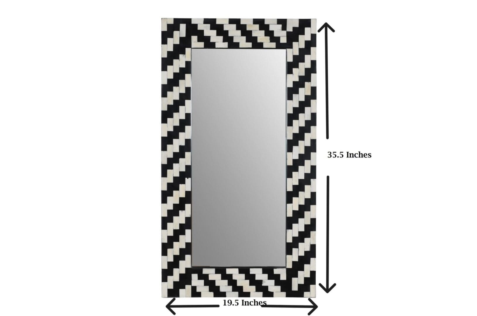 Black and White Accent Mirror image 2