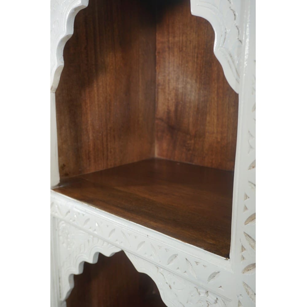 Solid Wood Bookcase Narrow Display Bookshelf image 7