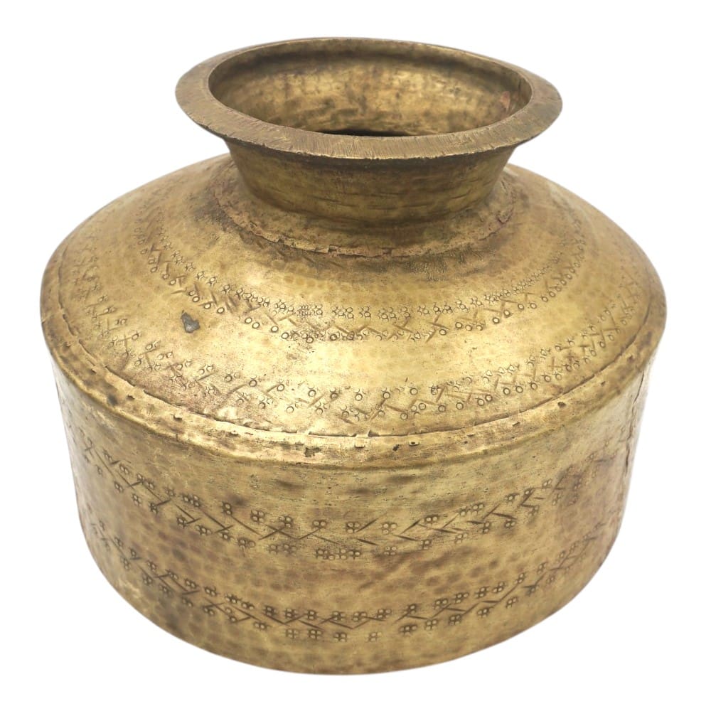 Vintage Brass Pot image 2