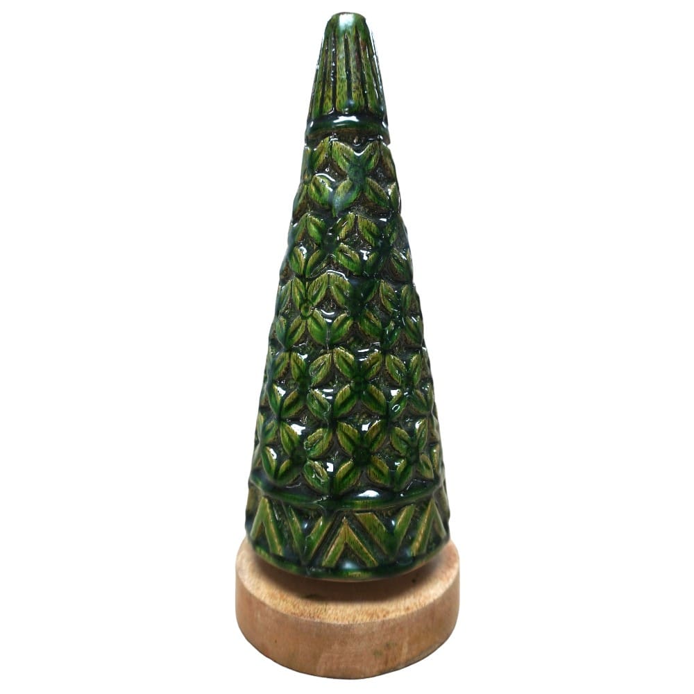 Hand-crafted Carved Wood Christmas Tree BUY 1 GET 1 FREE image 2