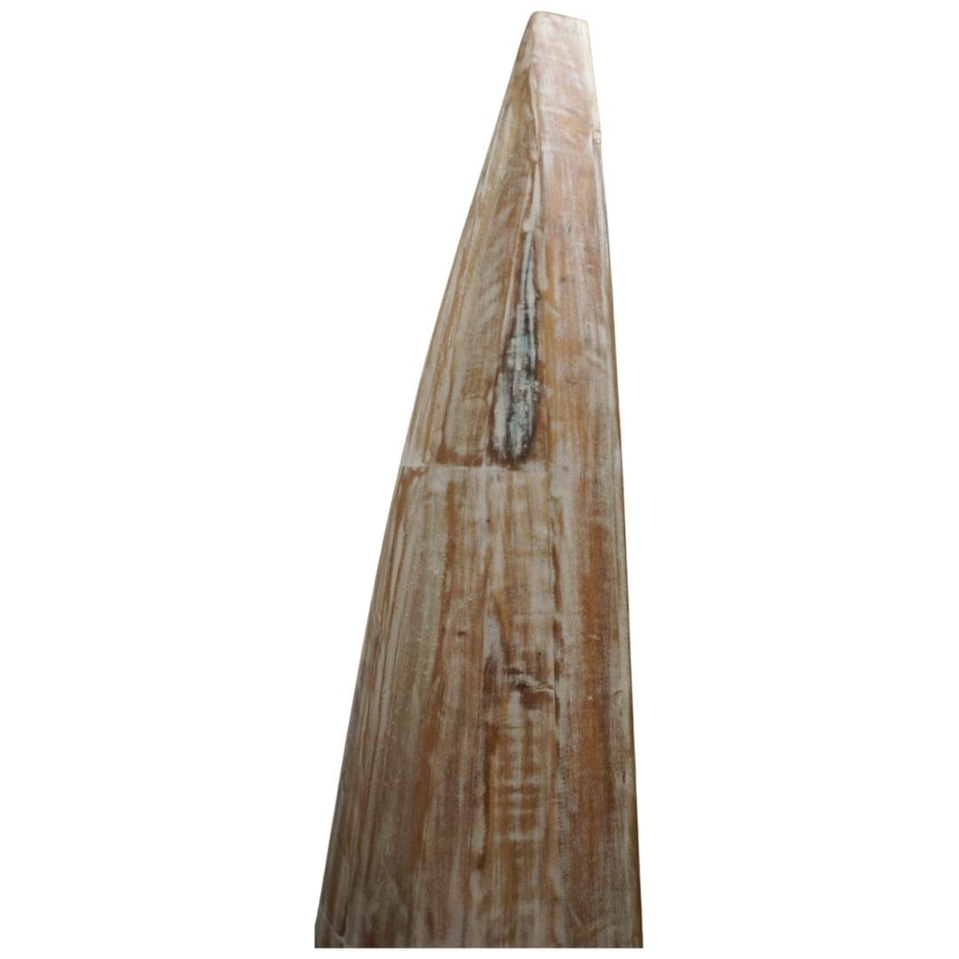 Whitewashed Boat Bookcase Hand-crafted image 7