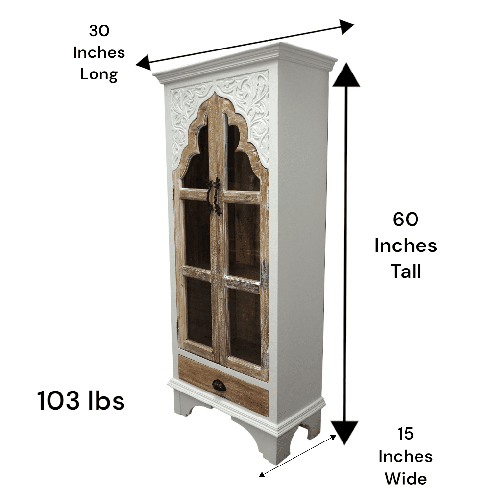 Hand-crafted Arched Display Cabinet image 10