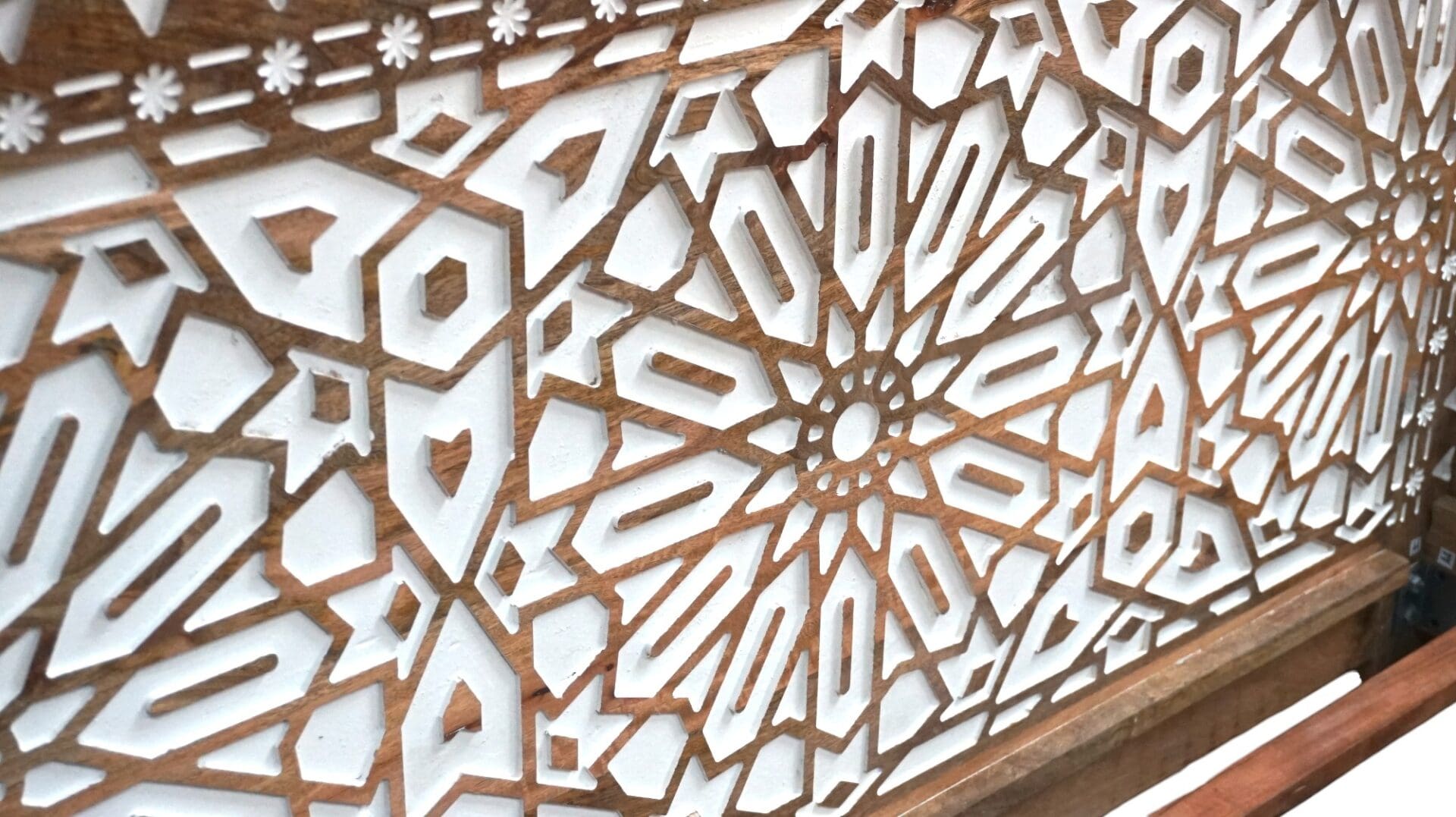 Hand-Carved Queen Bedframe image 6