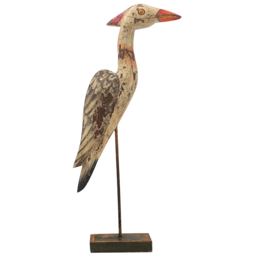 Reclaimed Wood Bird Hand-carved Decor Accent image 12
