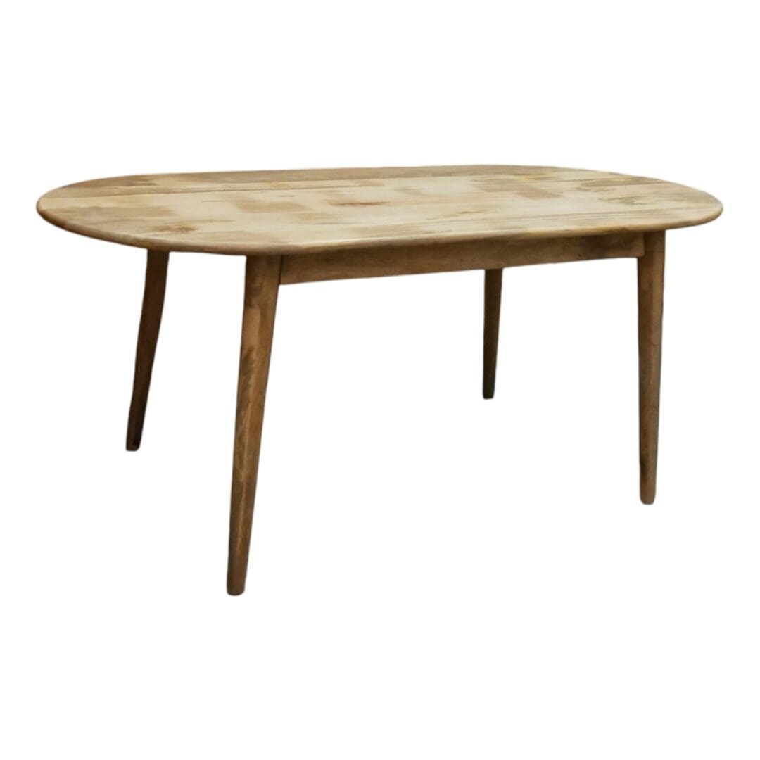 Natural Wood Dining Table image 4
