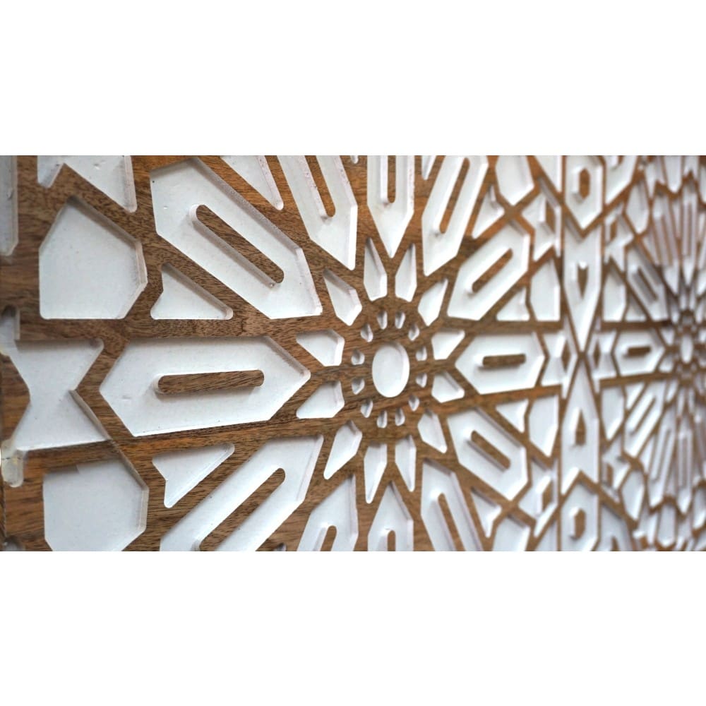 Hand-Carved King Bedframe image 5